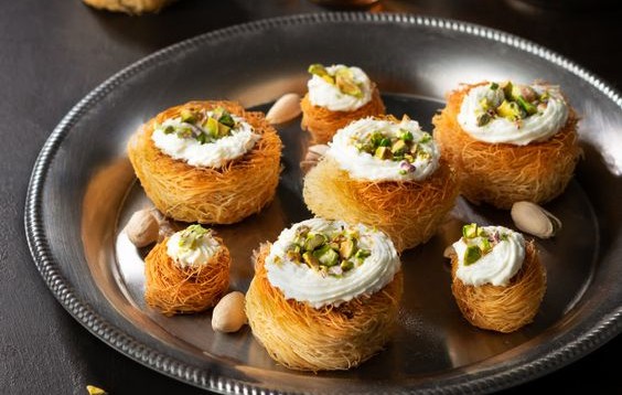 Cream Cheese Kunafa Katori