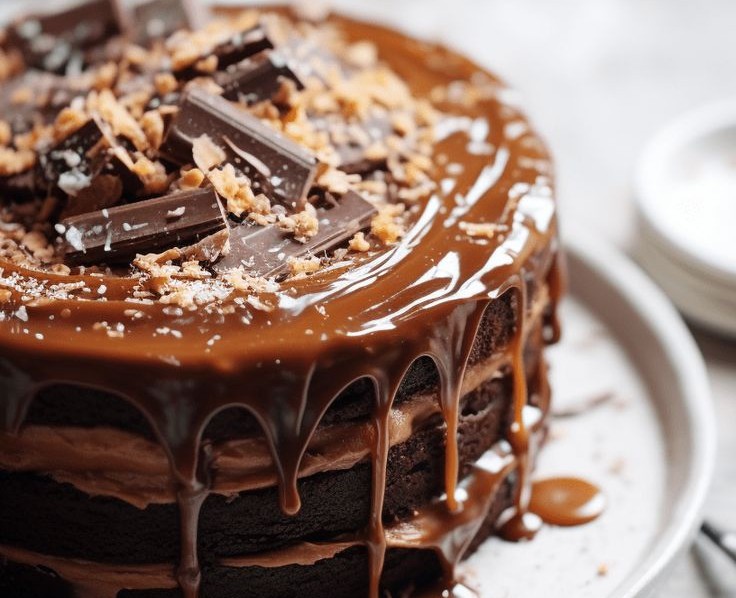 Choco Caramel Cake