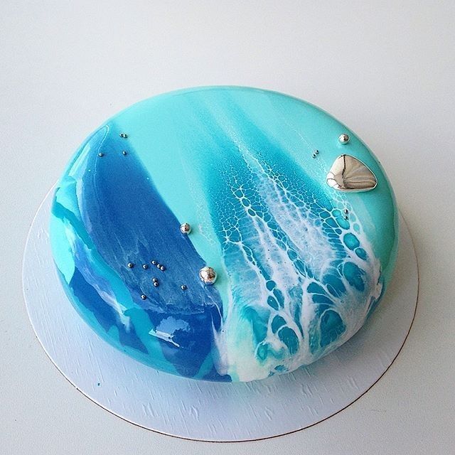 Marble Glaze Cake