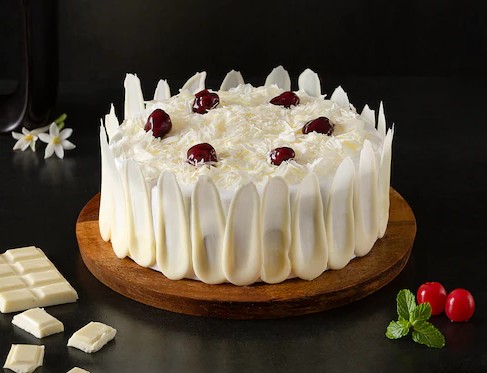 White Forest Cake