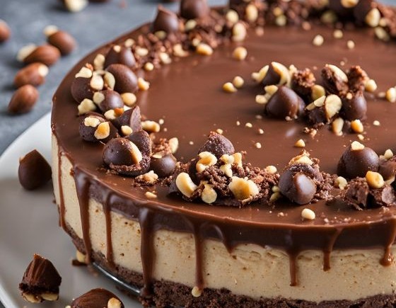 Baked Hazelnut Cheesecake
