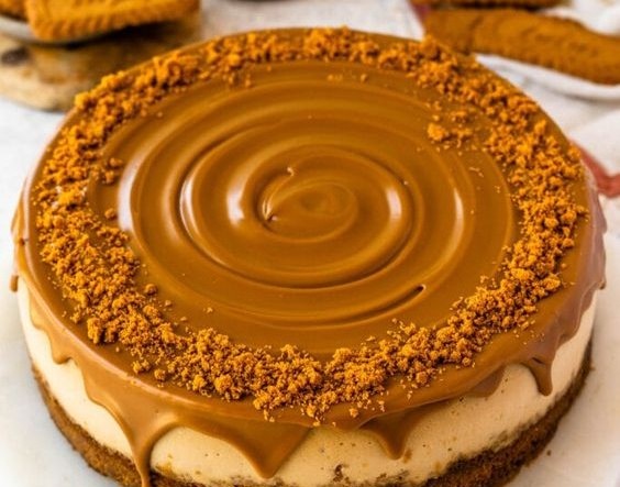 Creamy Biscoff Cheesecake