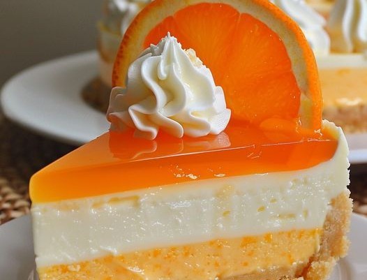 Zesty Orange Cheesecake