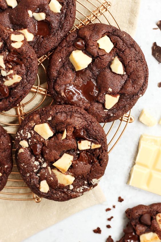 Triple Chocolate Cookies
