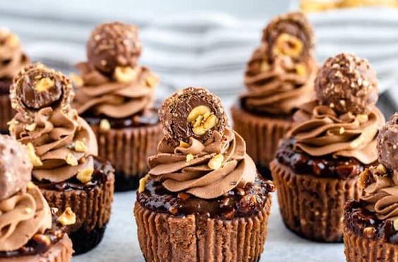 Ferrero Rocher Cupcake