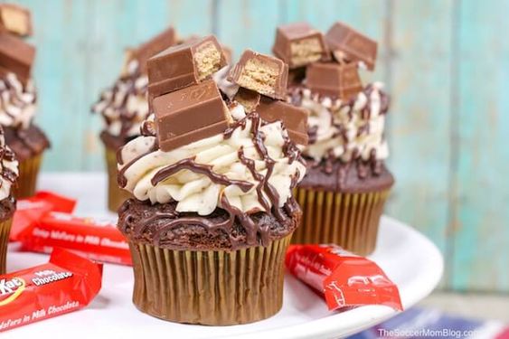 Kitkat Cupcake