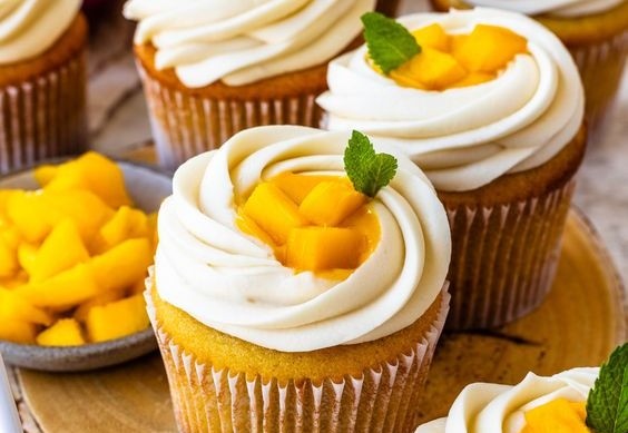 Mango Delight Cupcake