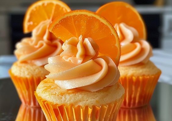 Tangy Orange Cupcake